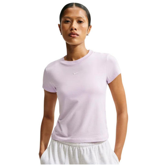Nike Γυναικεία κοντομάνικη μπλούζα Sportswear Chill Knit Cropped T-Shirt